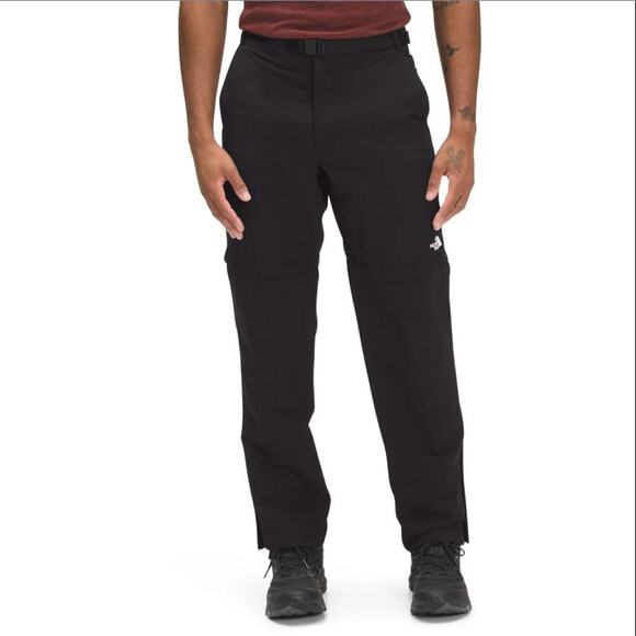The North Face Paramount Convertible Pants Straight Leg Outdoor Black 34 - Picture 1 of 8